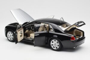 Rolls-Royce Ghost Black & Silver Kyosho 1:18 008802BKS2 Diecast - image 5 of 8