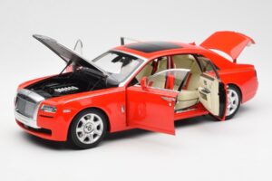 Rolls-Royce Ghost Red & Silver Kyosho 1:18 008802RS Diecast - image 2 of 8
