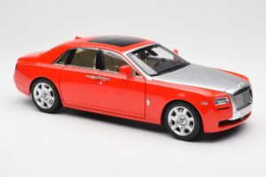 Rolls-Royce Ghost Red & Silver Kyosho 1:18 008802RS Diecast - image 6 of 8