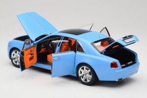 Rolls-Royce Ghost Series I Light Blue Kyosho 1:18 08802LB Diecast - image 5 of 8