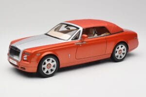 Rolls-Royce Phantom Drophead Coupe Mandarin Orange Kyosho 1:18 08871P Diecast - image 3 of 10