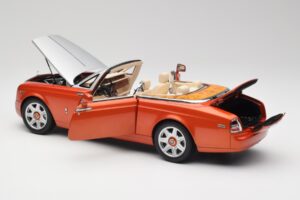 Rolls-Royce Phantom Drophead Coupe Mandarin Orange Kyosho 1:18 08871P Diecast - image 7 of 10