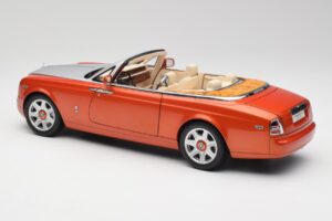 Rolls-Royce Phantom Drophead Coupe Mandarin Orange Kyosho 1:18 08871P Diecast - image 9 of 10