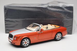 Rolls-Royce Phantom Drophead Coupe Mandarin Orange Kyosho 1:18 08871P Diecast - image 10 of 10
