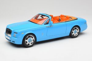 Rolls-Royce Phantom Drophead Coupe Powder Blue Kyosho 1:18 08871BL Diecast