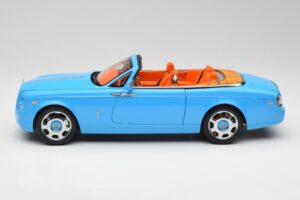 Rolls-Royce Phantom Drophead Coupe Powder Blue Kyosho 1:18 08871BL Diecast - image 6 of 10
