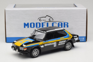 Saab 99 EMS #4 S. Blomqvist / H. Sylvan Rally Sweden Winner 1977 MCG 1:18 MCG18826R Diecast - image 6 of 6