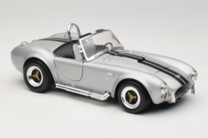 Shelby Cobra 427S/C Silver With Black Stripes Road Signature 1:18 92058 Diecast - image 6 of 8