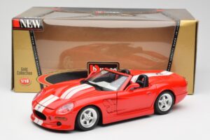 Shelby Series 1 Cabriolet Red Bburago 1:18 3353 Diecast - image 8 of 8