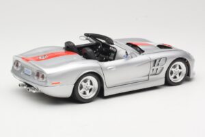 Shelby Series 1 Silver Bburago 1:18 3323 Diecast - image 3 of 8