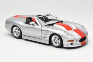 Shelby Series 1 Silver Bburago 1:18 3323 Diecast - image 6 of 8