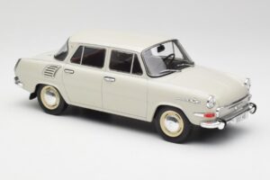 Skoda 1000 MB Grey & White MCG 1:18 MCG18275 Diecast - image 4 of 6