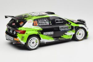 Skoda Fabia Rally2 #23 O. Solberg / E. Edmondson Rally Monte Carlo 2023 IXO 1:18 18RMC155A Diecast - image 2 of 6