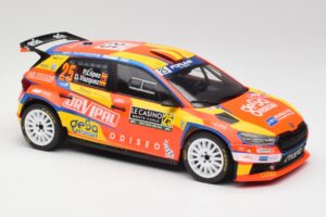 Skoda Fabia Rally2 #25 P. Lopez Rally Monte Carlo 2024 IXO 1:18 18RMC199 Diecast - image 4 of 6