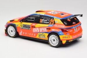 Skoda Fabia Rally2 #25 P. Lopez Rally Monte Carlo 2024 IXO 1:18 18RMC199 Diecast - image 5 of 6