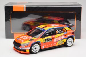 Skoda Fabia Rally2 #25 P. Lopez Rally Monte Carlo 2024 IXO 1:18 18RMC199 Diecast - image 6 of 6