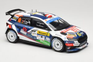 Skoda Fabia Rally2 #10 S. Wagner / G. Winter Barum Czech Rally Zlín 2024 IXO 1:18 18RMC221 Diecast - image 4 of 6