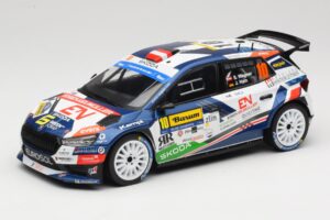 Skoda Fabia Rally2 #10 S. Wagner / G. Winter Barum Czech Rally Zlín 2024 IXO 1:18 18RMC221 Diecast