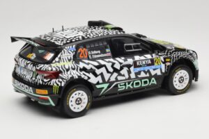 Skoda Fabia Rally2 #20 O. Solberg / E. Edmund Safari Rally Kenya 2024 IXO 1:18 18RMC222 Diecast - image 2 of 6