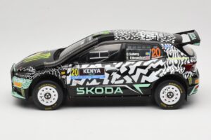 Skoda Fabia Rally2 #20 O. Solberg / E. Edmund Safari Rally Kenya 2024 IXO 1:18 18RMC222 Diecast - image 3 of 6