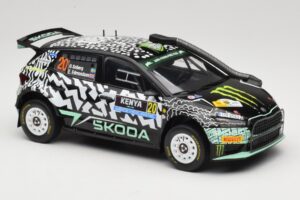 Skoda Fabia Rally2 #20 O. Solberg / E. Edmund Safari Rally Kenya 2024 IXO 1:18 18RMC222 Diecast - image 4 of 6