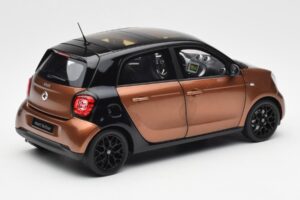 Smart Forfour W453 Black Hazel Brown Norev 1:18 B66960299 Diecast - image 3 of 8
