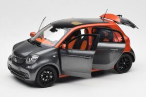 Smart Forfour W453 Lava Orange Graphite Grey Norev 1:18 B66960298 Diecast - image 2 of 8
