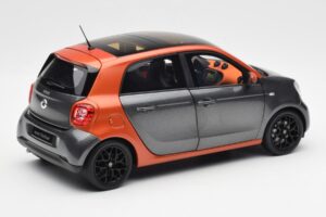 Smart Forfour W453 Lava Orange Graphite Grey Norev 1:18 B66960298 Diecast - image 3 of 8