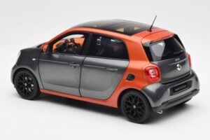 Smart Forfour W453 Lava Orange Graphite Grey Norev 1:18 B66960298 Diecast - image 7 of 8
