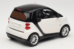 Smart Fortwo 451 Coupe White Black Minichamps 1:18 150036302 Diecast - image 3 of 8