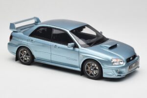 Subaru Impreza WRX STi WR1 GD P. Solberg Edition Ice Blue Metallic Otto 1:18 OT1114 Resin - image 4 of 6