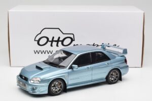 Subaru Impreza WRX STi WR1 GD P. Solberg Edition Ice Blue Metallic Otto 1:18 OT1114 Resin - image 6 of 6