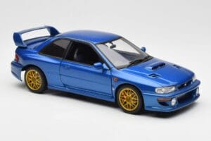 Subaru Impreza WRX Type R Blue AUTOart 1:18 78612 Diecast - image 6 of 8