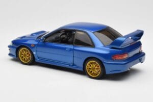 Subaru Impreza WRX Type R Blue AUTOart 1:18 78612 Diecast - image 7 of 8