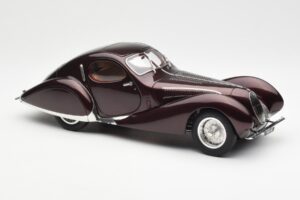Talbot-Lago T150 C-SS Figoni & Falaschi Teardrop Dark Bordeaux Metallic CMC 1:18 M-179 Diecast - image 6 of 6