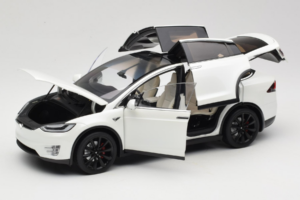 Tesla Model X White OEM 1:18 TESLA001 Diecast - image 2 of 8