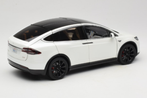 Tesla Model X White OEM 1:18 TESLA001 Diecast - image 3 of 8