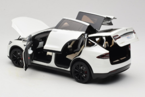 Tesla Model X White OEM 1:18 TESLA001 Diecast - image 5 of 8