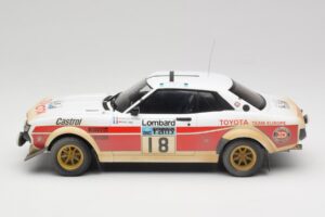 Toyota Celica 2000 GT RA21 #18 J-L. Therier RAC Rally 1977 IXO 1:18 18RMC189C Diecast - image 3 of 6