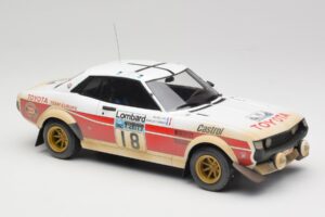 Toyota Celica 2000 GT RA21 #18 J-L. Therier RAC Rally 1977 IXO 1:18 18RMC189C Diecast - image 4 of 6