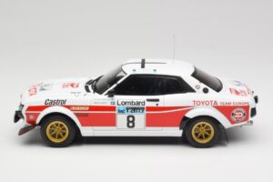 Toyota Celica 2000 GT RA21 #8 H. Mikkola / A. Hertz RAC Rally 1977 IXO 1:18 18RMC189A Diecast - image 3 of 6