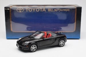 Toyota MR2 Spyder W30 Black LHD AUTOart 1:18 78714 Diecast - image 8 of 8