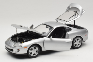 Toyota Supra A80 Silver Kyosho 1:18 8847 Diecast - image 2 of 8