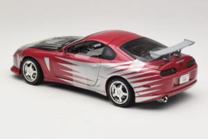 Toyota Supra A80 Fast & Furious Purple Silver ERTL 1:18 33708 Diecast - image 5 of 6