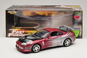 Toyota Supra A80 Fast & Furious Purple Silver ERTL 1:18 33708 Diecast - image 6 of 6