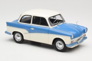 Trabant P50 Light Blue Cream BoS Models 1:18 BOS035 Resin - image 4 of 6