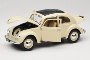 Volkswagen Beetle Type 1 Classic White Welly 1:18 18040W Diecast - image 2 of 8