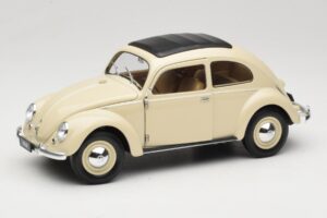 Volkswagen Beetle Type 1 Classic White Welly 1:18 18040W Diecast