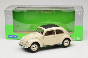 Volkswagen Beetle Type 1 Classic White Welly 1:18 18040W Diecast - image 8 of 8
