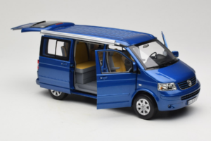 Volkswagen California T4 Ravenna Blue Metallic Norev 1:18 188607 Diecast - image 5 of 8